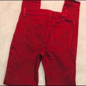 Old Navy Jeans - Woman’s Old Navy Red Mid- rise Skinny Jeans Size 0 Old Navy Jeans - Woman’s Old Navy Red Mid- rise Skinny Jeans Size 0